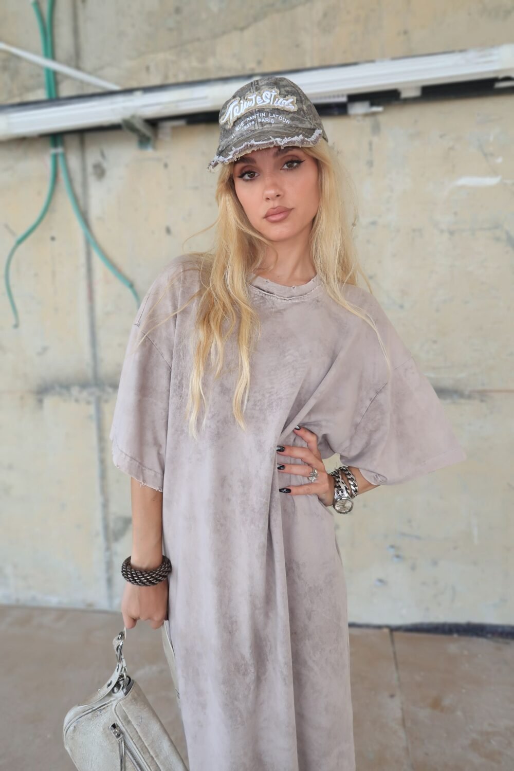 Robe Longue T-Shirt galaxy nude – Image 7