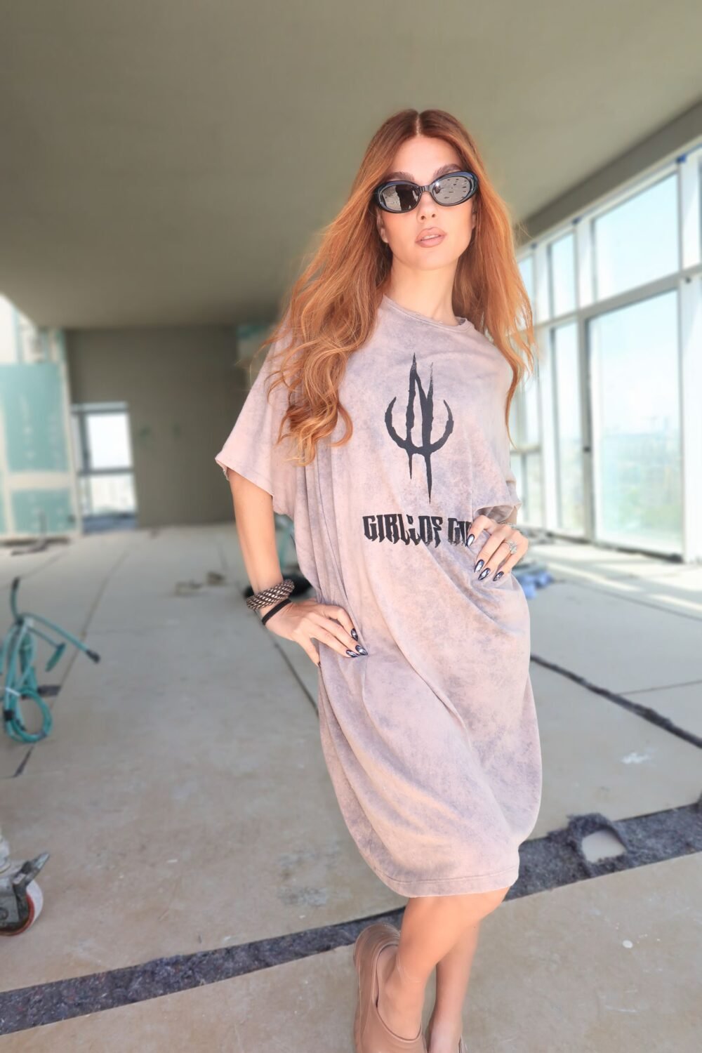 washed-stone shirt « girls of God » nude – Image 4