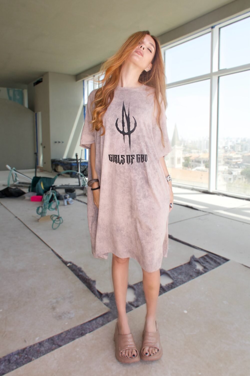 washed-stone shirt « girls of God » nude – Image 6