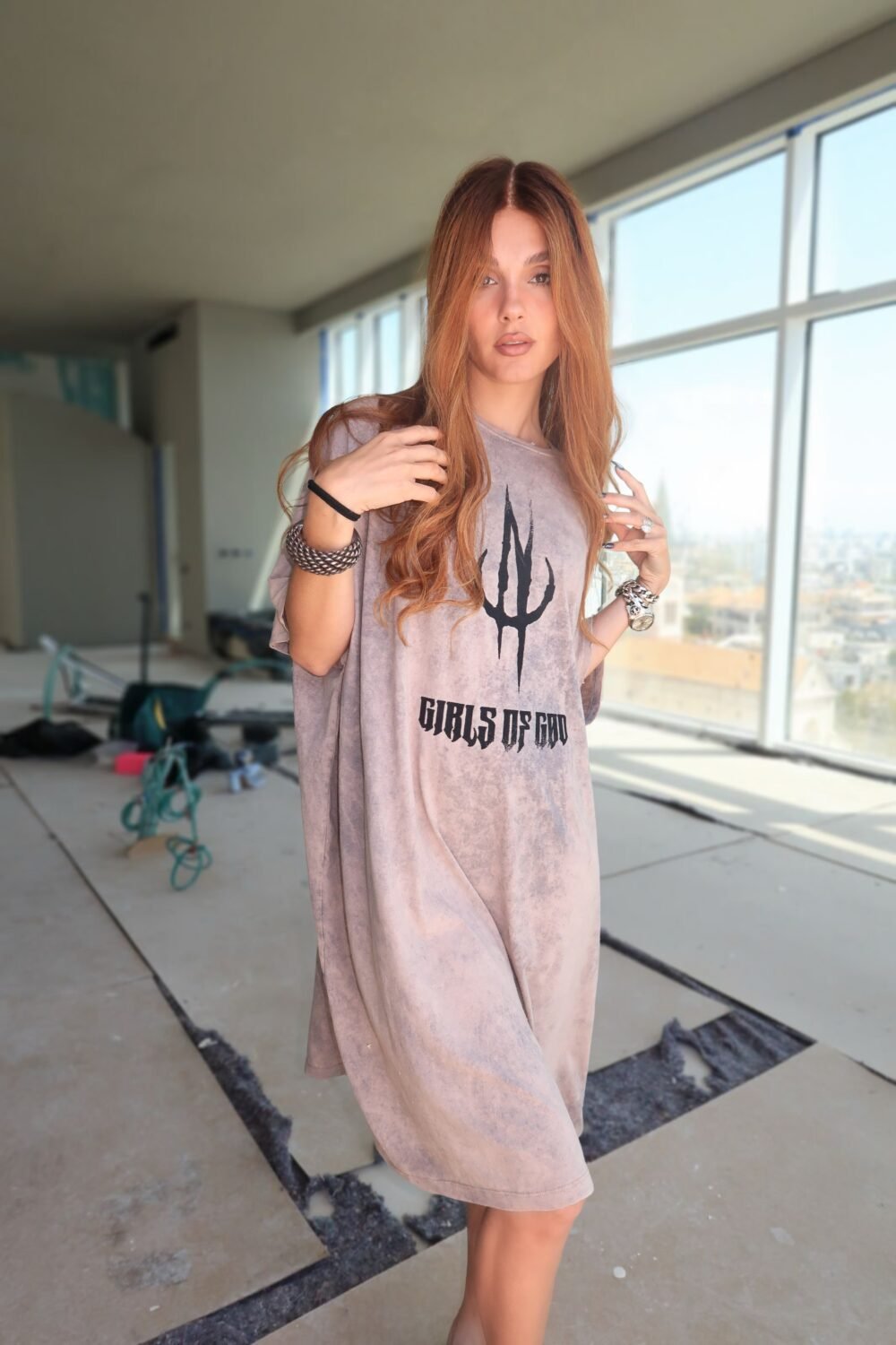washed-stone shirt « girls of God » nude – Image 5