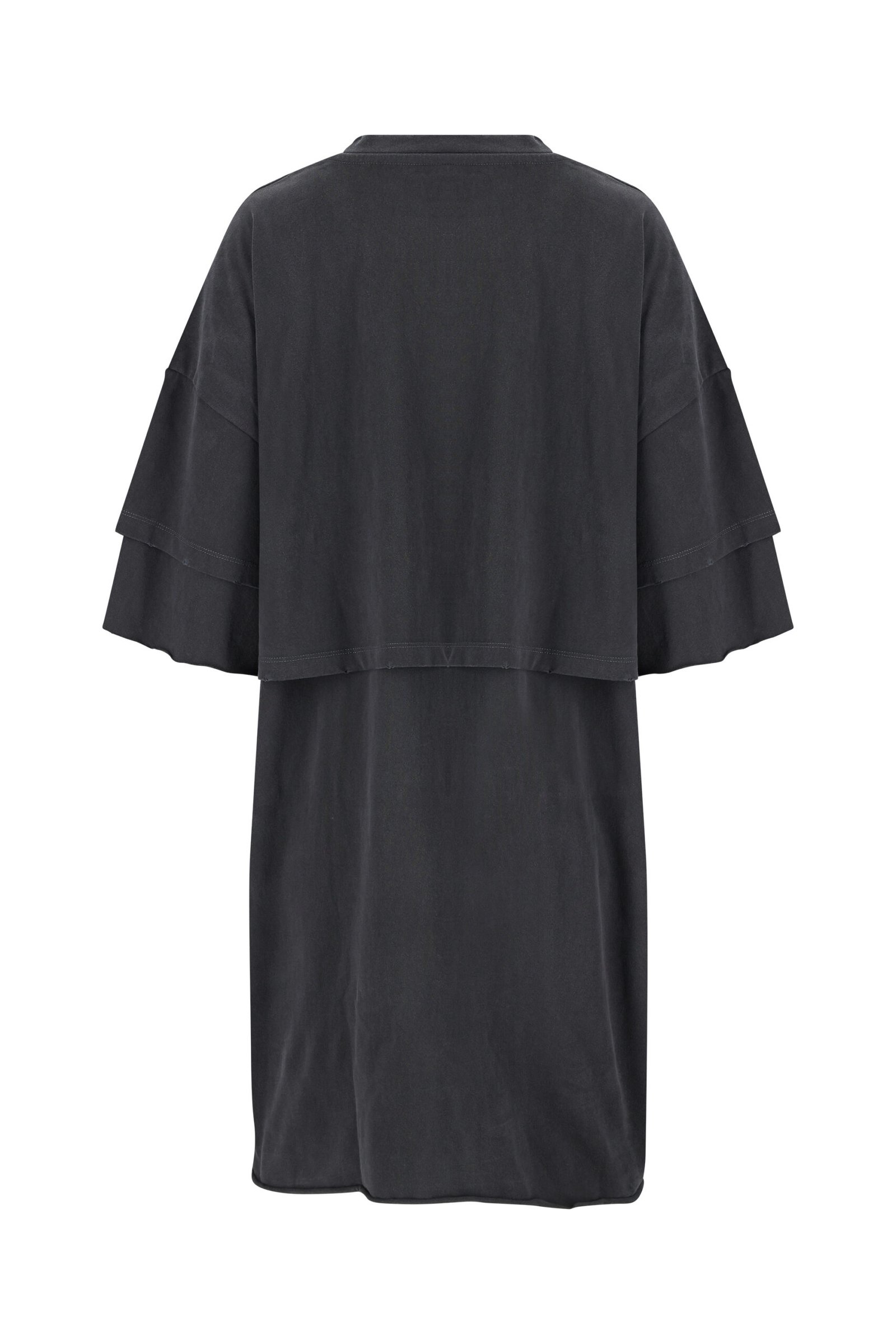 DOUBLE LAYER TEE, vintage black – Image 2