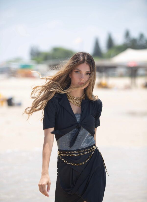 The Tied Shirt - Lurex