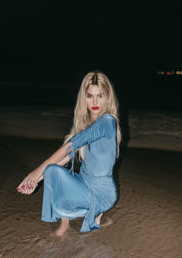 Robe Lycra Waterproof - Blue