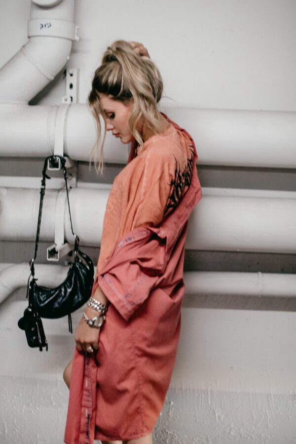 Chemise En Jean - Died Pink