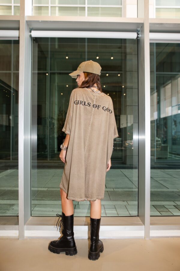 Tee Shirt Oversized - Brown