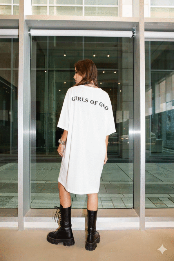 Tee Shirt Oversized - white