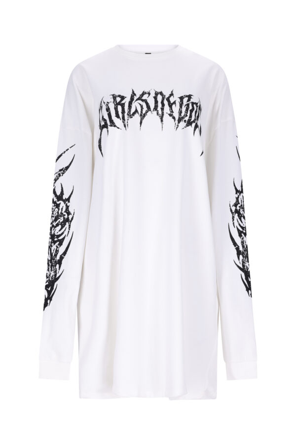 Girls of God – Long Sleeve T-Shirt Dress (white)