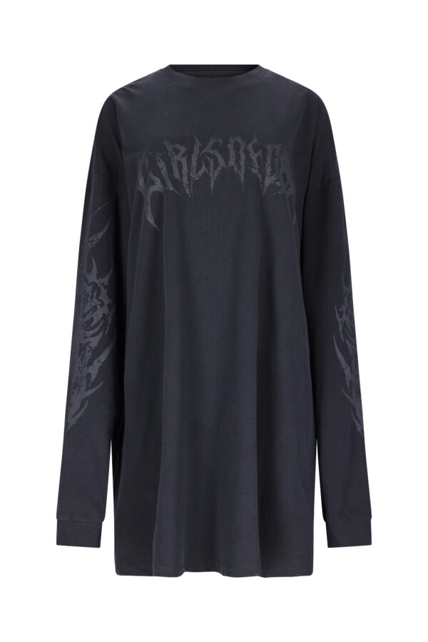 Girls of God – Long Sleeve T-Shirt Dress (black)